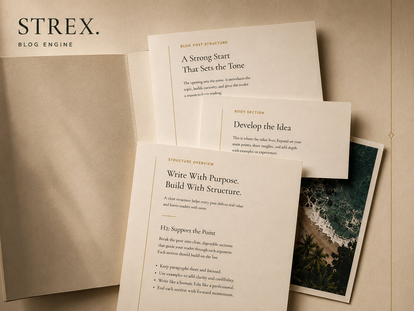 STREX AI Tools Blog Engine 4:3 product artwork