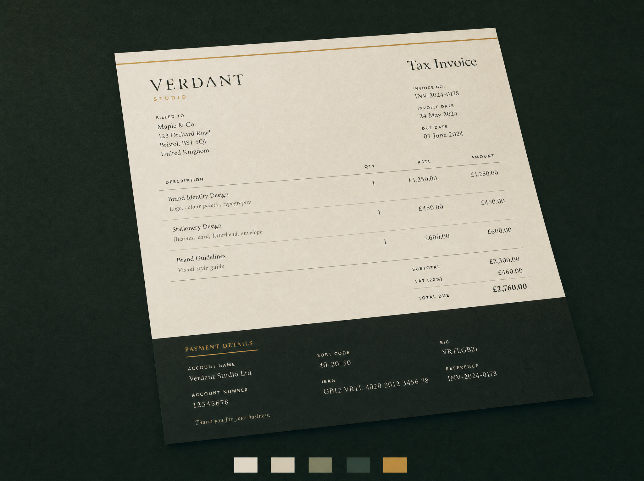 STREX Invoice Generator product artwork
